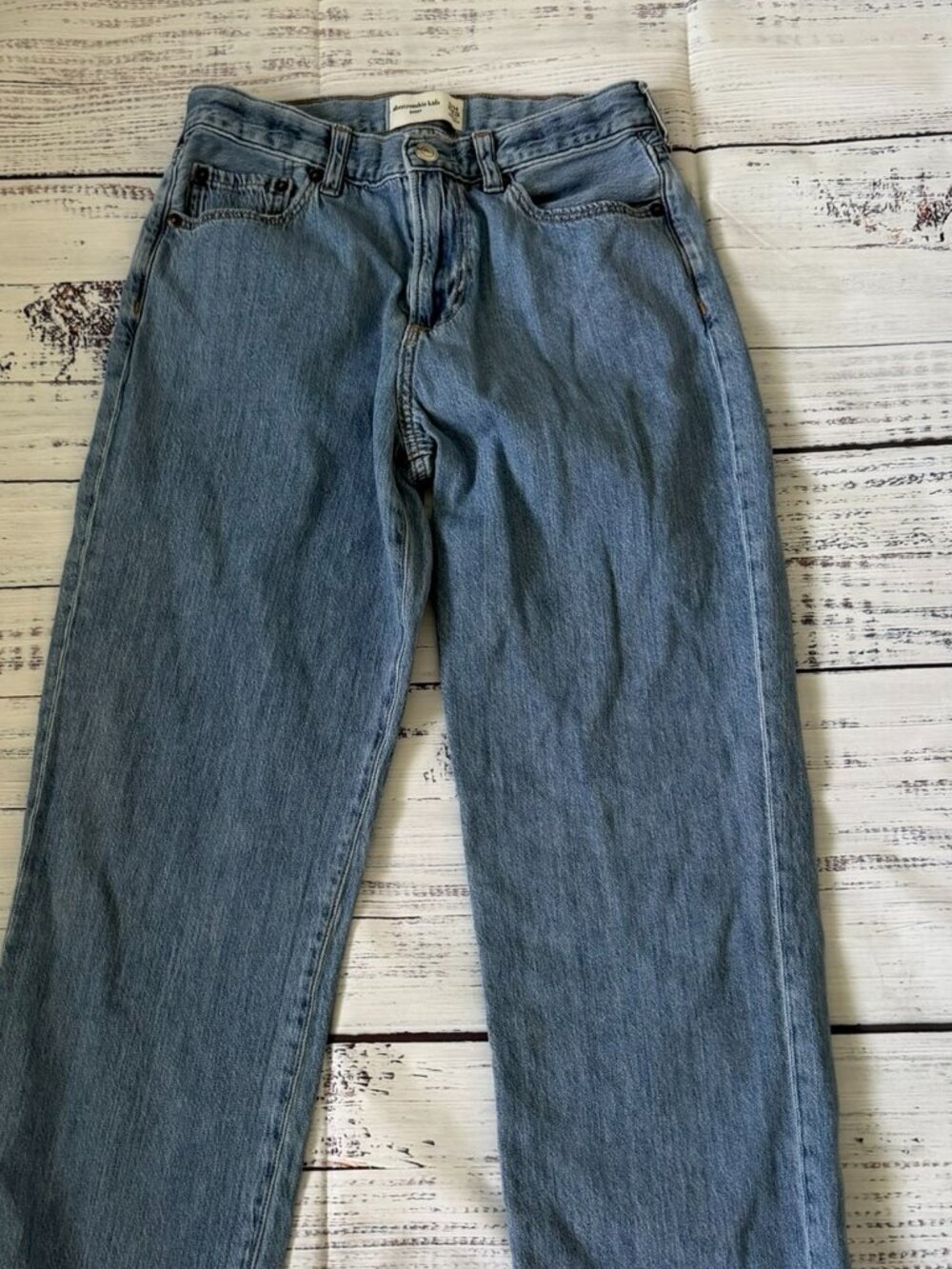 Abercrombie Kids Boy Baggy Jeans size 13/14 regular w/adjustable straps